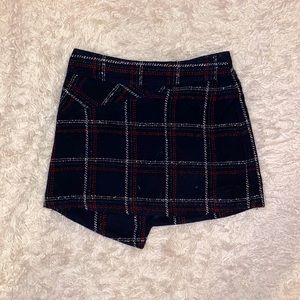 BCBGeneration Plaid Knit Skirt
